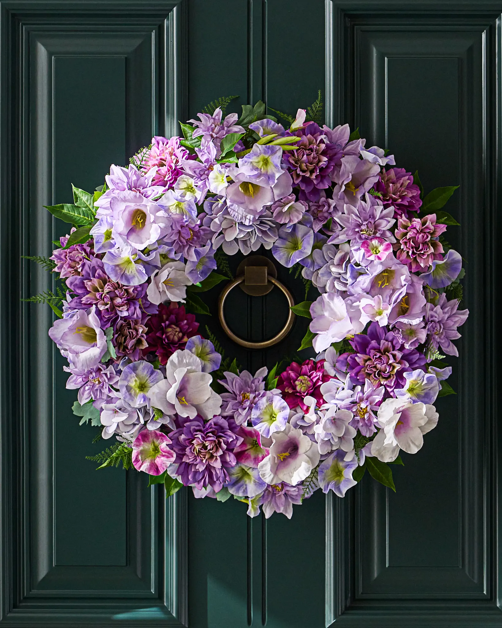 Purple in Bloom Wreath